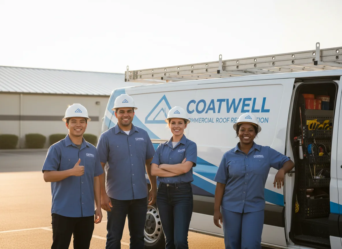 Commercial roof coating company in Campton, NH